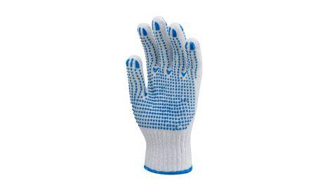 Gants tricotés à picots sur 2 faces - Taille 7 - Poly-coton - Norme EN 420 - Europrotection_0