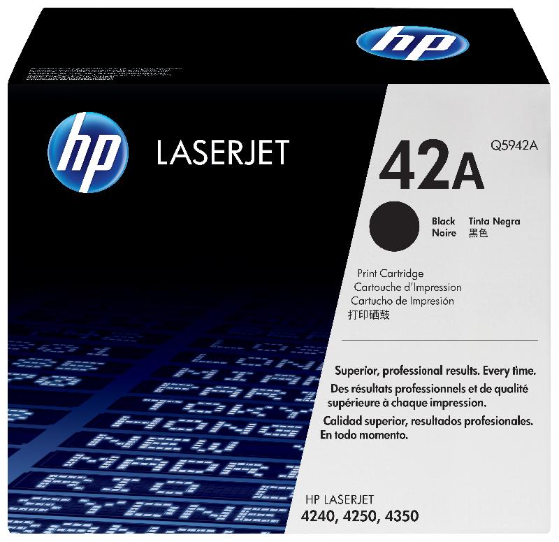 HP 42A toner LaserJet noir authentique_0