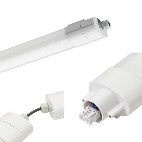 Luminaire tube sailli LED 50W 4000K 5060lm IK08 230V - Réglette étanche et polyvalente Sylvania_0