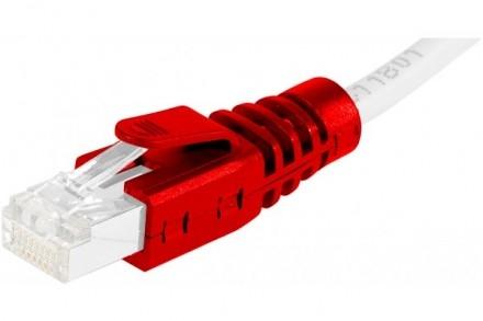Manchons clipsables rouges RJ45 - sachet de 10 pièces - à poser après sertissage_0
