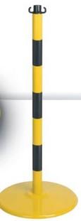 Poteau de signalisation en acier - Hauteur 80 cm - Socle 42 cm - Livré par 2_0