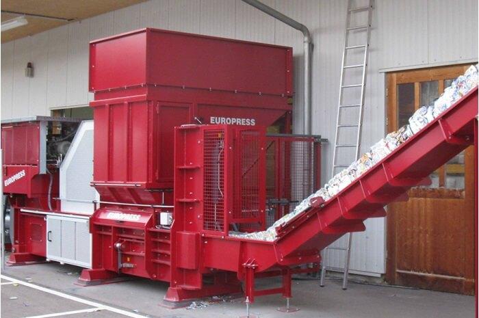 Presse à balles Europress Série SPAL - 3 modèles - force de pressage de 100 à 180 tonnes - balles 700 x 1100 mm_0