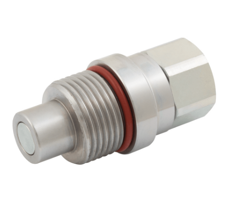 Raccord à dégagement rapide - Série 8600, face plate VP - Vis BSP pour sonde et support de corps - Pirtek_0