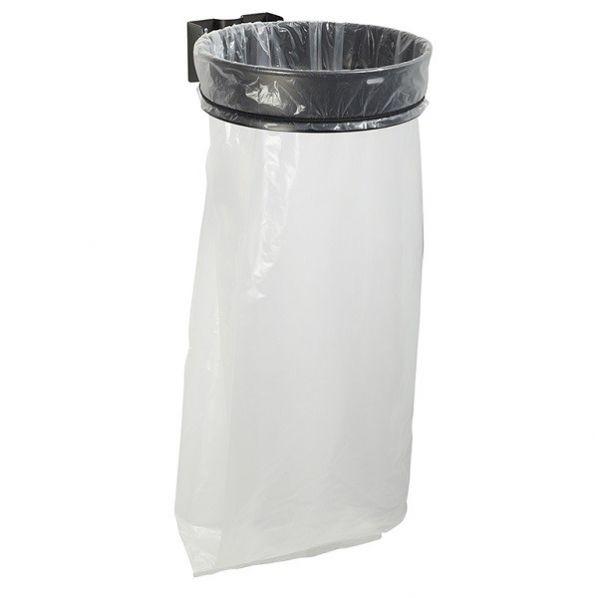 Support à sac poubelle 110 litres - Ecollecto ESSENTIEL - acier anti-UV - tri sélectif - fixation murale ou sur poteau_0