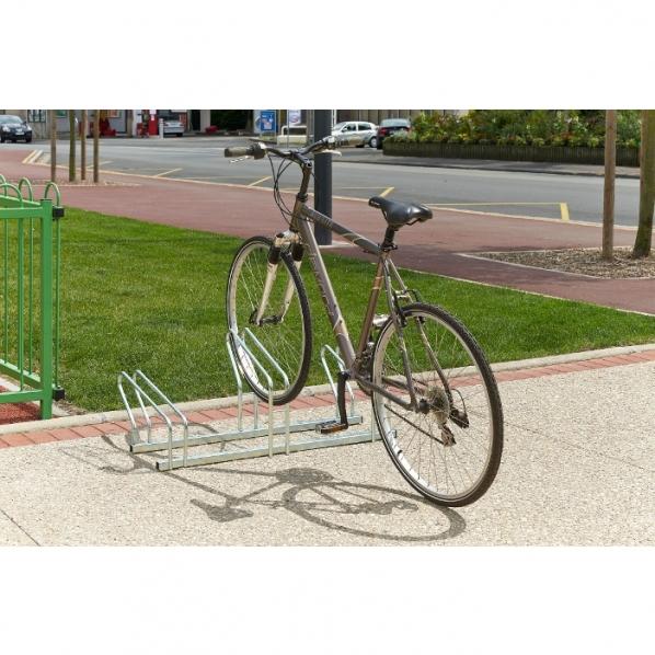 Support à vélo professionnel côte à côte - capacité 10 vélos - fabrication française - 2 niveaux - marque Rolléco_0