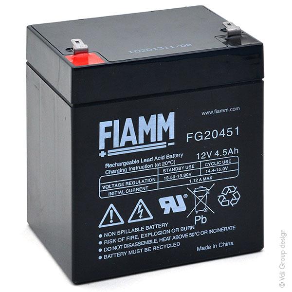 BATTERIE PLOMB AGM FG20451 12V 4.5AH F4.8_0