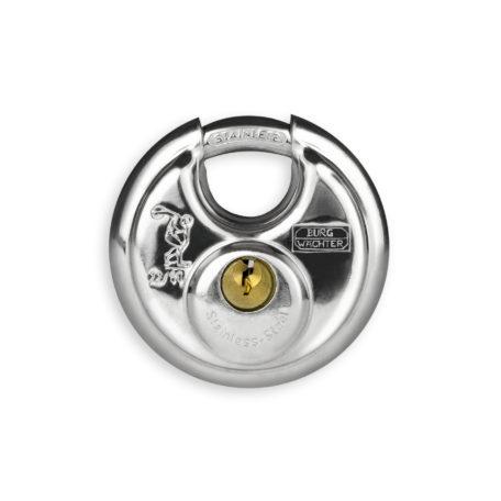 Cadenas rond Diskus 22 - acier inoxydable - résistant aux intempéries - BURG-WÄCHTER_0