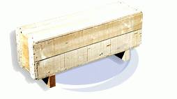 Caisse d'emballage - 2 entrées avec couvercle - Résistance statique 300-1200 kg_0