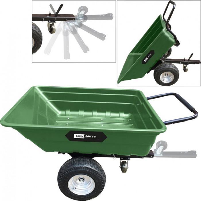 Chariot de jardin - remorque benne basculante ggw 501_0