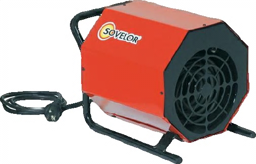Chauffe mobile air pulsé - 3 kW - Électrique 230V - Protection surchauffe_0