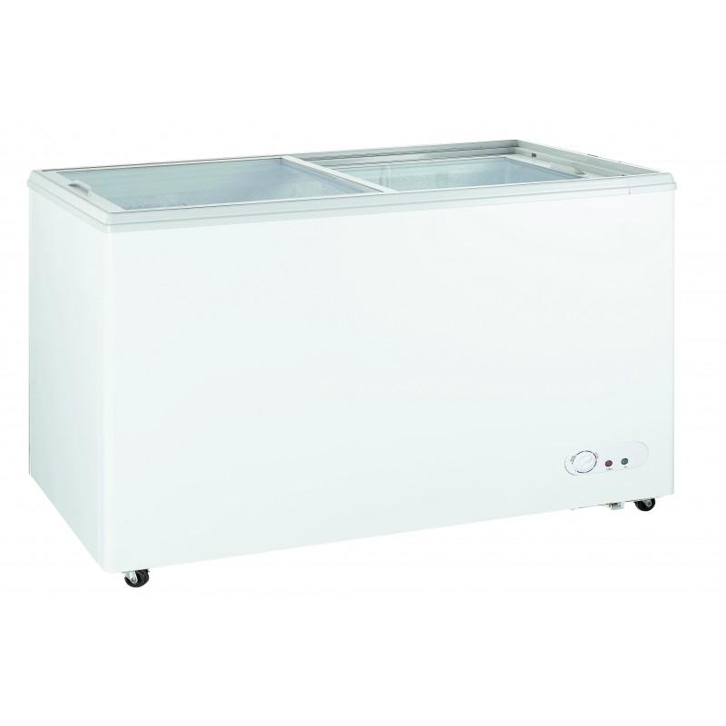 CONGÉLATEUR COFFRE 350L - PORTES VITRÉES COULISSANTES PROFESSIONNEL_0