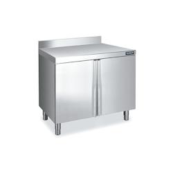 Distform Meuble Inox Mural avec Portes Battantes et Dosseret Gamme 600 Inox2 portes 800x600x600xmm - 641094069650_0