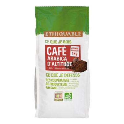 ETHIQUABLE Café moulu Équateur, Arabica, sachet, 1 kg_0