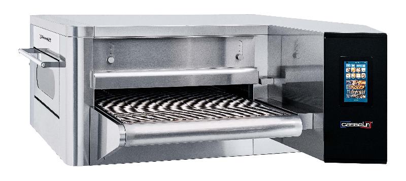 Four à pizza convoyeur digital 80 - Acier inoxydable - Capacité 206 pizzas Ø 25 cm/h - Référence CFRPCD80 - Marque CASSELIN_0
