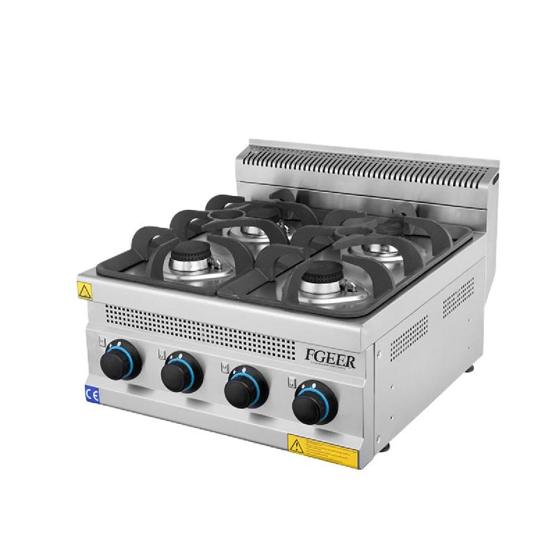 Gazinière sur table 600 x 630 x 300 - inox FGE.6OCG600_0