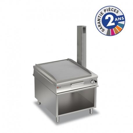 Grillade à gaz sur placard ouvert - plaque lisse inox AISI 430 - gamme 1100 - 110FTVG903 - Baron_0