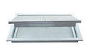 Grille de ventilation - série GMI en aluminium avec filtre démontable - finition blanc RAL 9016 pour installations de climatisation_0