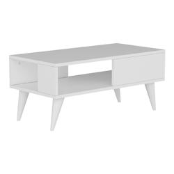 HELLOSHOP26 - Table basse avec espace de rangement 40 x 90 x 45 cm blanc 03_0008459 - blanc 03_0008459_0