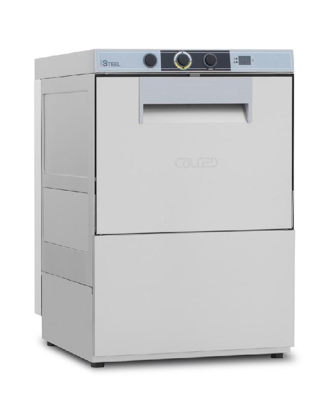 Lave-verres - 7 litres panier 350 x 350 mm avec adoucisseur professionnel - STEEL330DGA_0