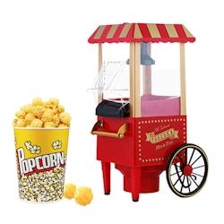 Machine à Popcorn Électrique Automatique 1200W - Facile à Nettoyer - Idéale pour Bars et Familles YONIS - rouge 3615616796390_0