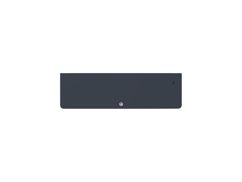 Radiateur chaleur douce connecté Equateur 5 Plinthe 1000W Ardoise - Thermor - 428399_0