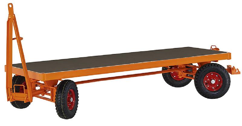 Remorque industrielle tractable - 4 roues essieux directeurs - 2 tonnes - RIT-2DR-4049_0