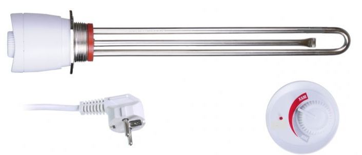 Résistance électrique pour ballon 1,4kw 1400w 230v avec thermostat 6/4'' w084d_0