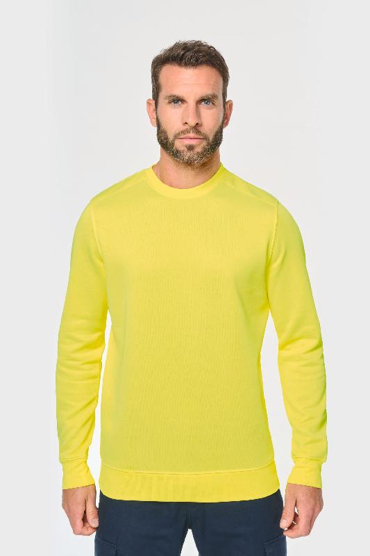 Sweat-shirt unisexe écoresponsable polyester/coton - WK405 - Normé EPI visibilité améliorée NF EN 17353_0