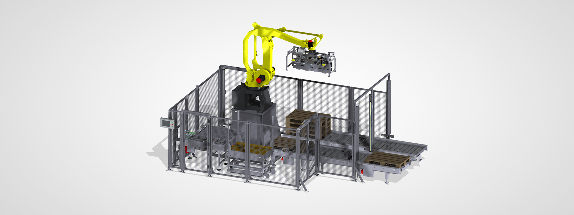 Système de palettisation automatique - iXAPACK PACKAGING - Compact et flexible pour caisses, fardeaux, seaux et sacs_0