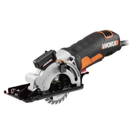Scie circulaire compacte Worx WX426 - 400 W - légère et maniable - profondeur de coupe 27 mm_0