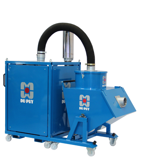 Aspirateur industriel triphasé B 80 Série 20 kW - avec décolmatage manuel, benne basculante et certification ATEX_0