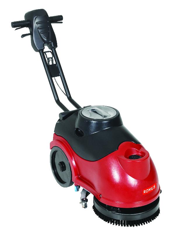Autolaveuse compacte - Filaire - Poignée réglable et rabattable - Livrée avec brosse et bavette - Romus_0