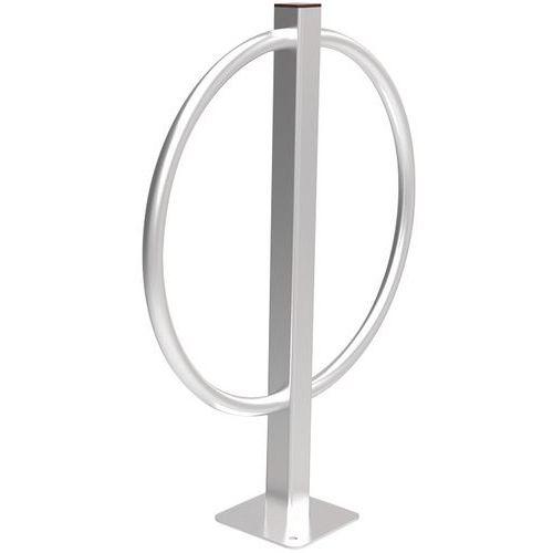 BORNE VÉLOS PORNIC PEINTE ALUMINIUM BLANC - ABRI PLUS
