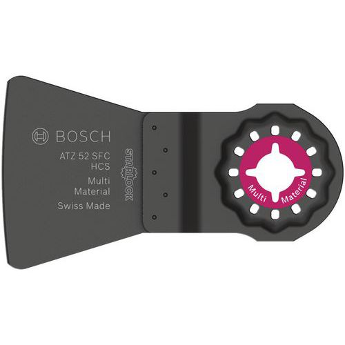 BOSCH 10 SPATULE EN ACIER À HAUTE TENEUR EN CARBONE STARLOCK ATZ 52 SFC