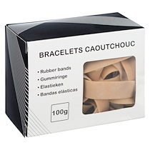 BRACELETS CAOUTCHOUC SAFETOOL LONGEUR 200 MM LARGEUR 16MM - BOÎTE DE 100 G