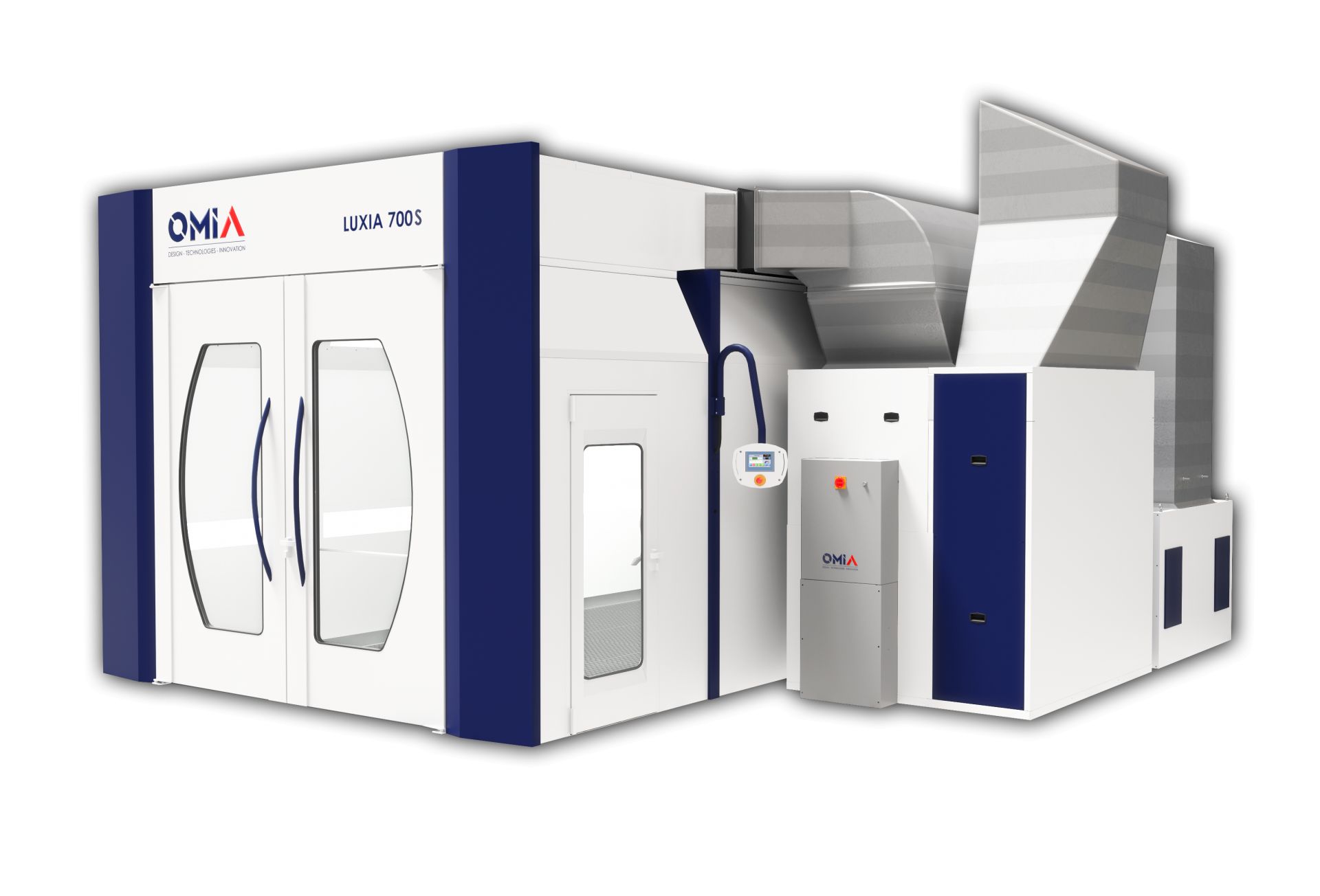 Cabine de peinture Luxia 700S - Mixte pistolage/étuvage - Ventilation verticale et innovations technologiques_0