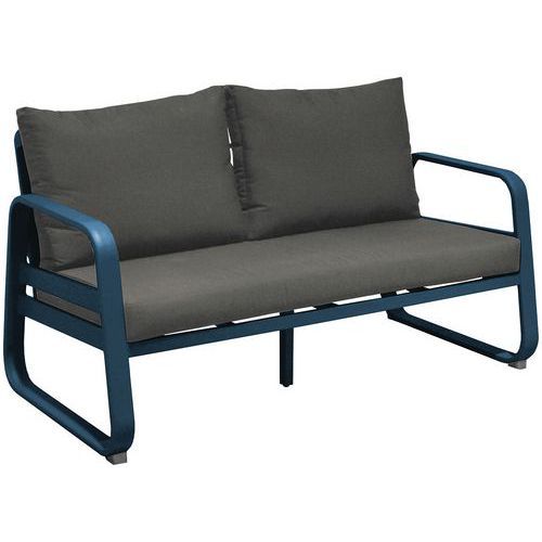 CANAPÉ TONIO 2 PLACES - BLEU - PROLOISIRS