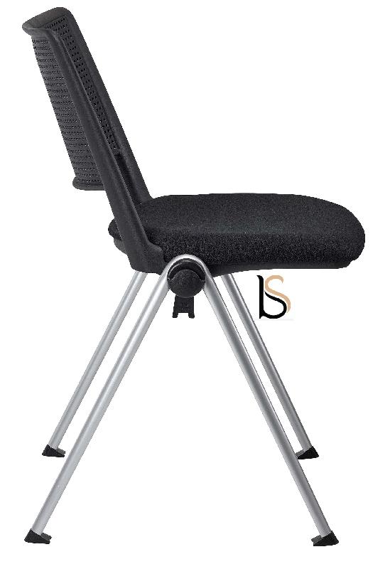 Chaise assise tapissée LINE - SITEK - Noir_0