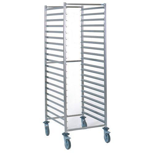 CHARIOT À GLISSIÈRES GASTROS GN 2/1 20 NIVEAUX TOURNUS EQUI