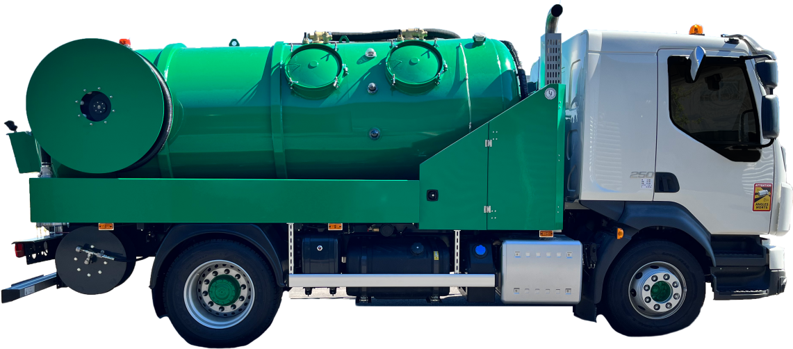 Combiné hydrocureur 16T personnalisable - Débit de 90L/min à 175bars, à 37L/min à 400bars_0