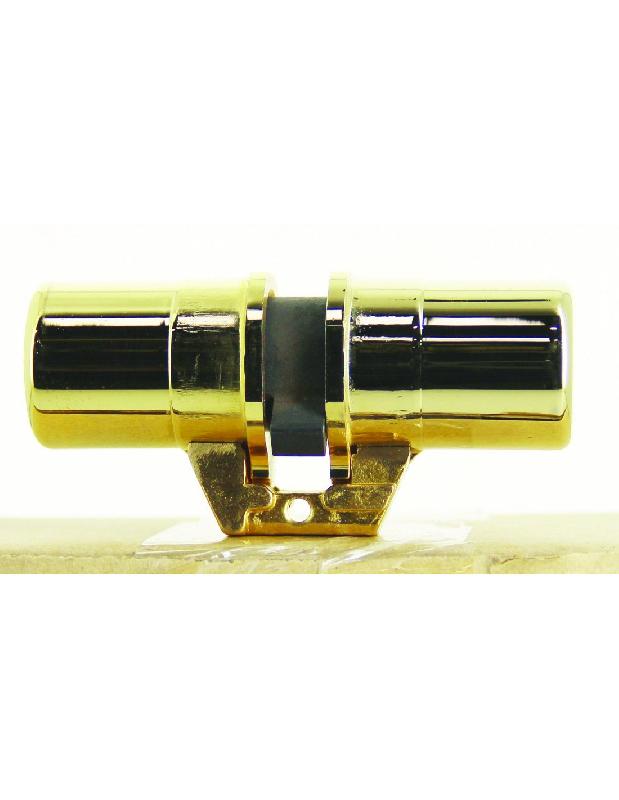 CYLINDRE MONOBLOC STANDARD 787 Z DOUBLE ENTRÉE 2 CLÉS DORÉ - FICHET - 75060020