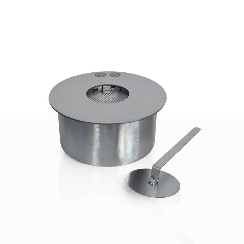 Divina Fire Brûleur rond pour cheminée au bioéthanol bio-cheminée inox 2,5 l d.25 cm - multicolore 8055829980158_0