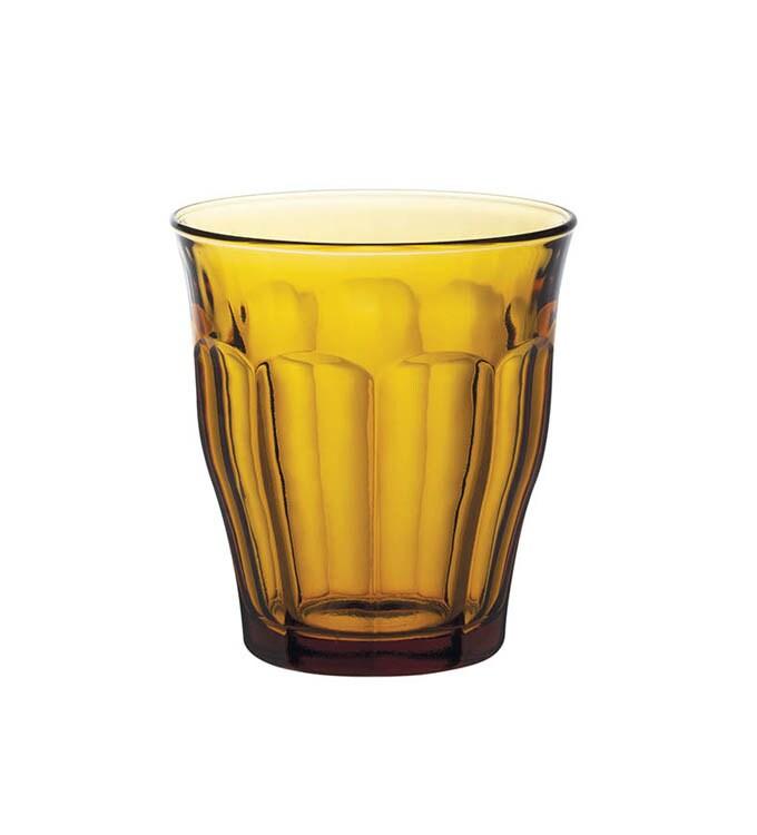 Duralex - Gobelet Picardie Vermeil 25 cl - Boite de 6 - orange verre 531128_0