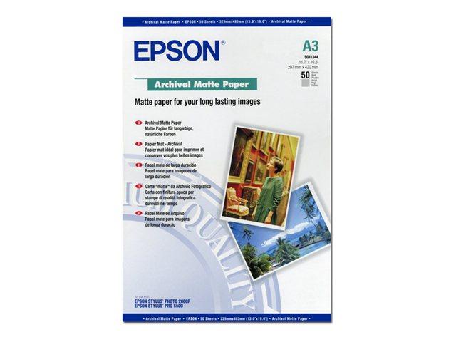 EPSON PAP MAT ARCHIVAL A3 (50F./189G)