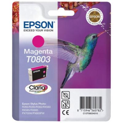 Epson T0803 'Colibri' Cartouche d'encre originale Claria (C13T08034011) - Magenta_0