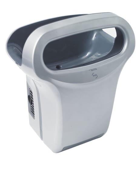 EXP'AIR gris métallisé - Sèche-mains électrique automatique à air pulsé, anti-vandalisme et adapté PMR_0