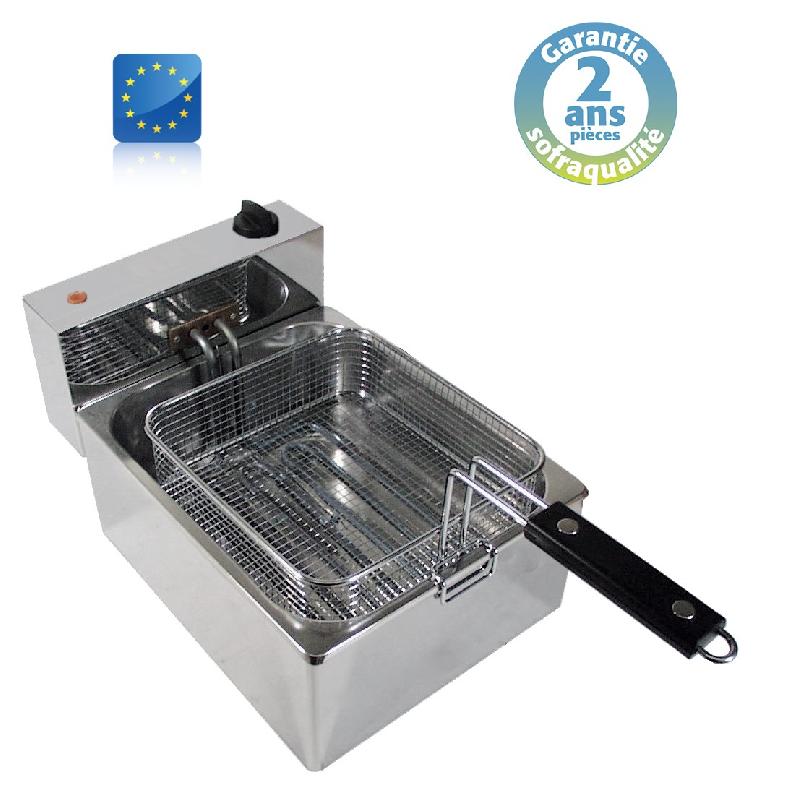Friteuse à beignets électrique - 4 litres - 13144PM - Thermostat, résistance blindée, inox AISI 430_0