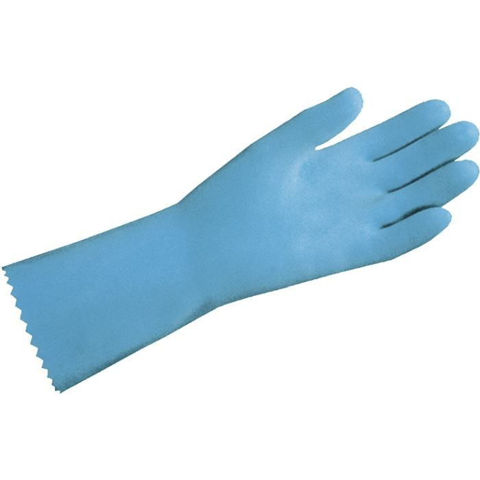 GANTS JERSETTE 300 bleus épais latex mapa la paire_0