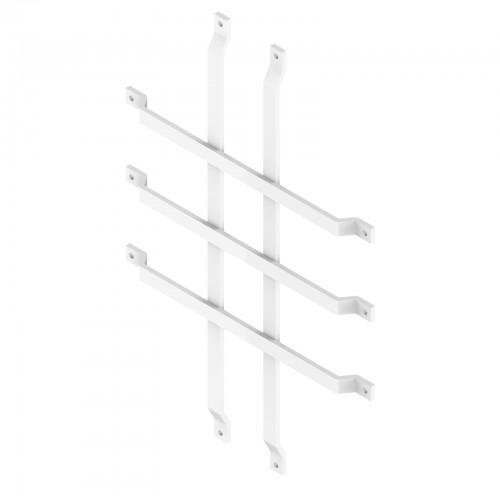 GRILLE DE DÉFENSE POUR HUBLOT RECTANGULAIRE - BLANC BURGAUD