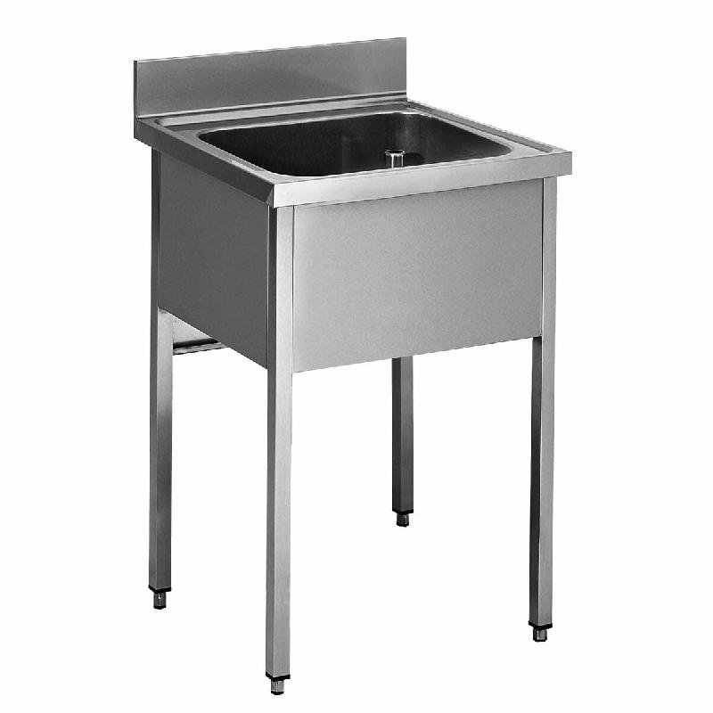 ITALCONCEPT L2G Plonge Inox 304 Demontable, 1 Bac  850mm x 700mm x 700 mm - 3616350023186_0